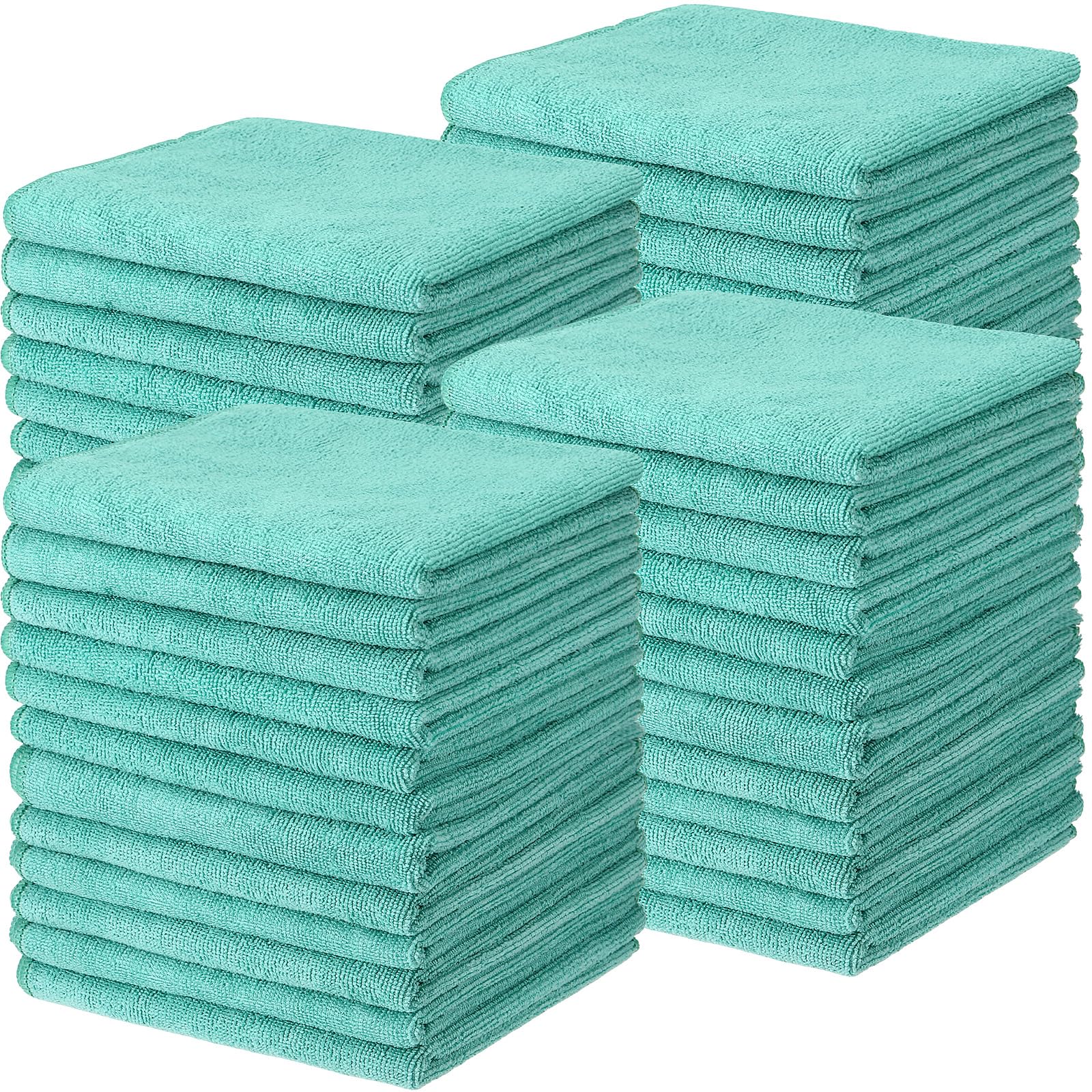 Shimeyao 40 Pack 16 x 29 Inch Bleach Salon Towels Bulk, Lake Blue