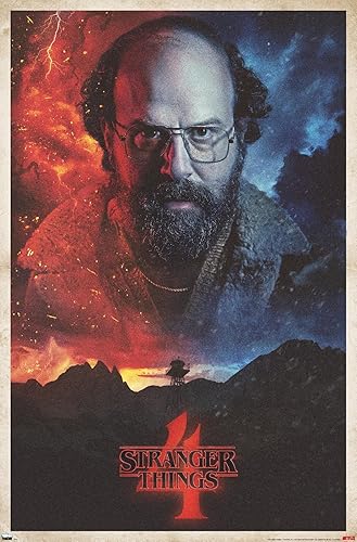 Trends International Netflix Stranger Things Season 4 - Póster de pared Murray de una hoja, 22.375 x 34 pulgadas, versión premium sin marco