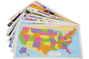 Painless Learning Placemats for Kids 5-7