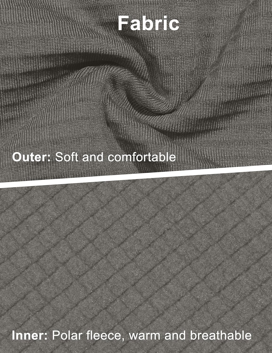 Little Donkey Andy Men's Winter Lightweight Warm Fleece Running Jacket Breathable Hooded Thermal Jacket with Thumb Holes - Image 4