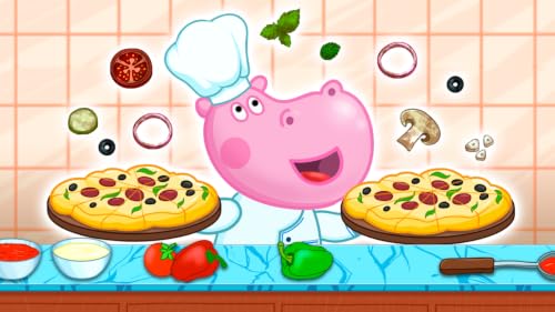 Machine à pizzas. Cuisiner pour les enfants – Jeu de cuisine amusant avec des plats colorés et des tâches de chef sympathiques (DÉMO) – vue 2