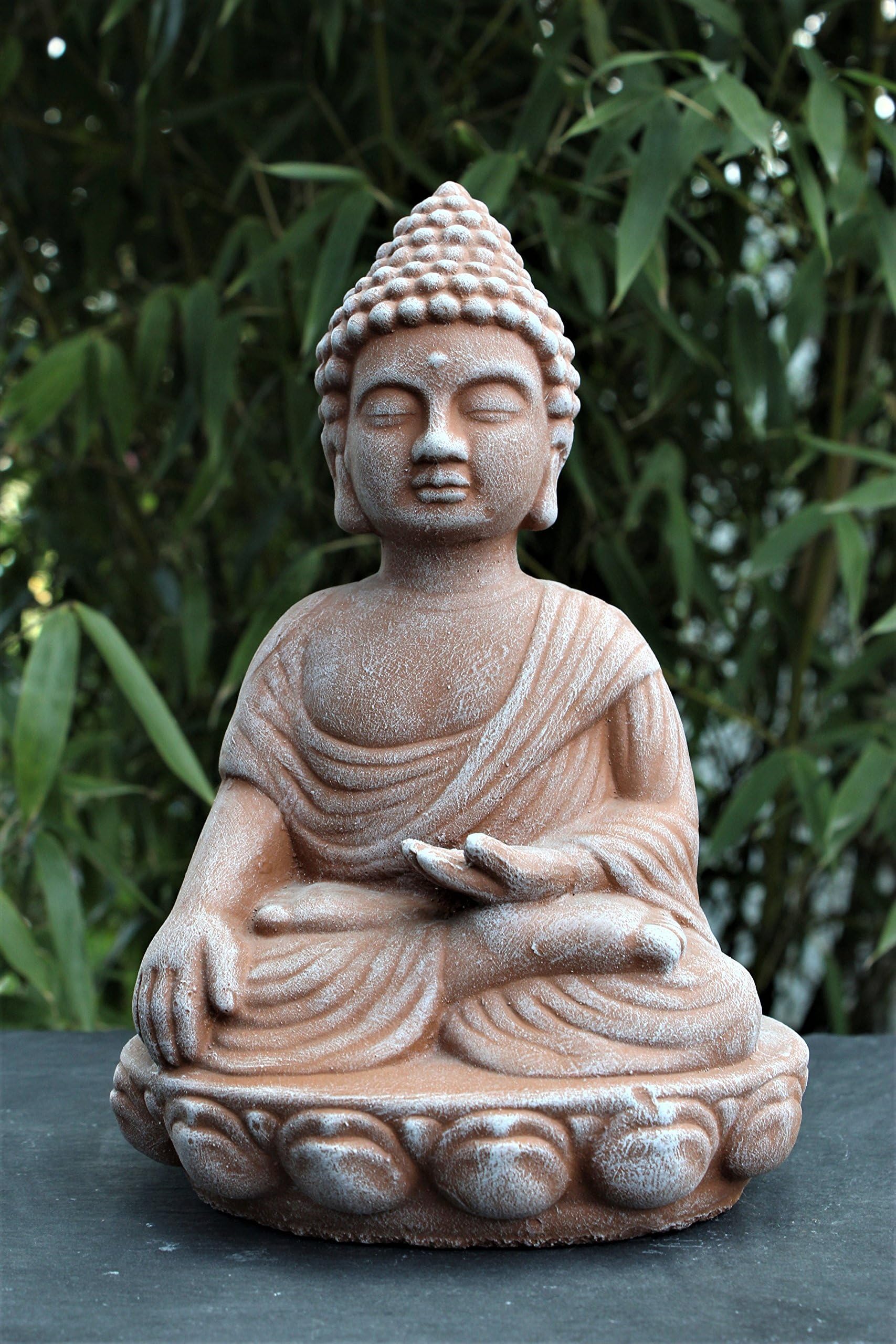 Tiefes Handicraft Buddha ornament - Terracotta, Statue Stone Garten Indoor Outdoor Sculpture