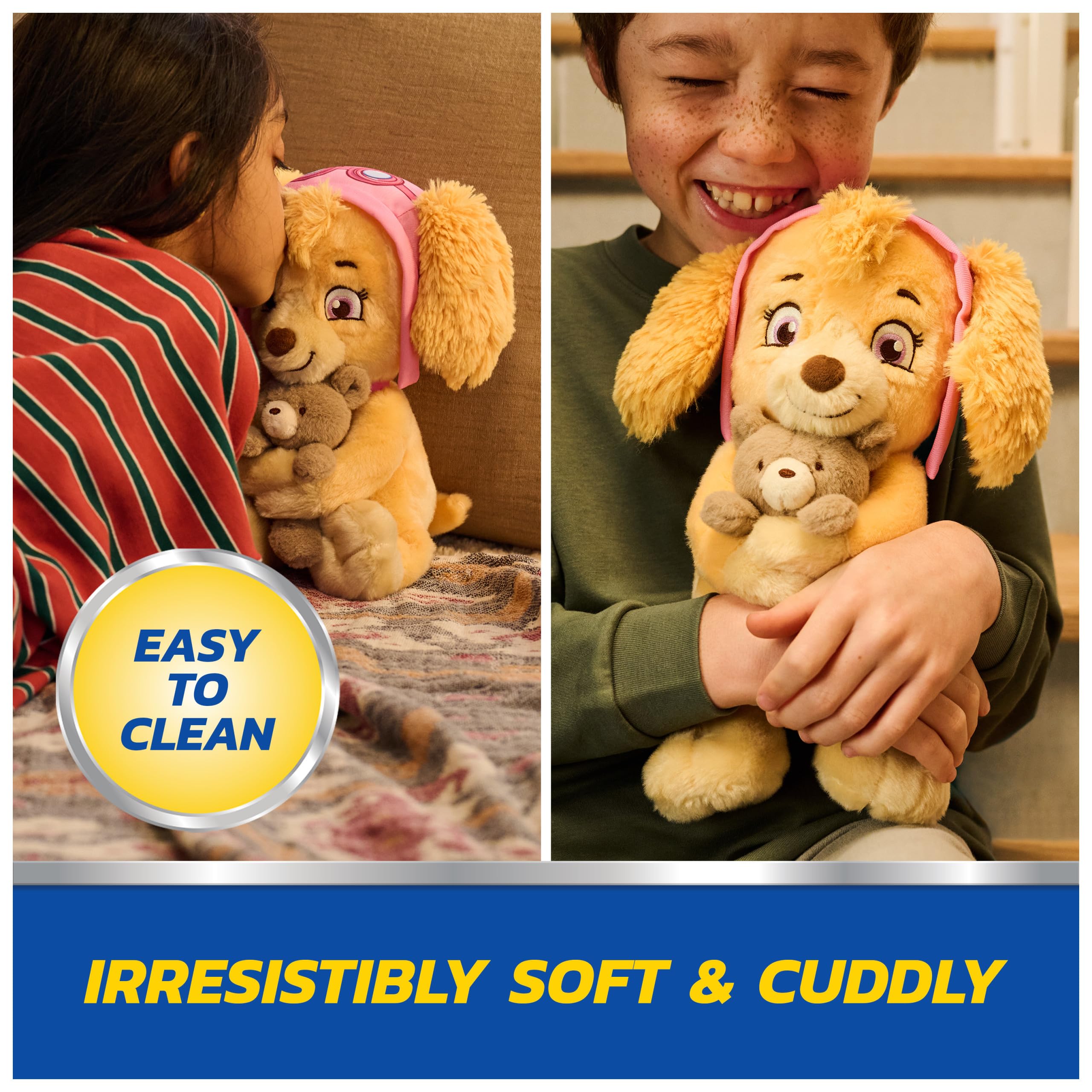 Paw Patrol GUND Skye z misiem Kai, oficjalna pluszowa zabawka Skye, pies wypchany dla dzieci od 1 roku życia, 24 cm