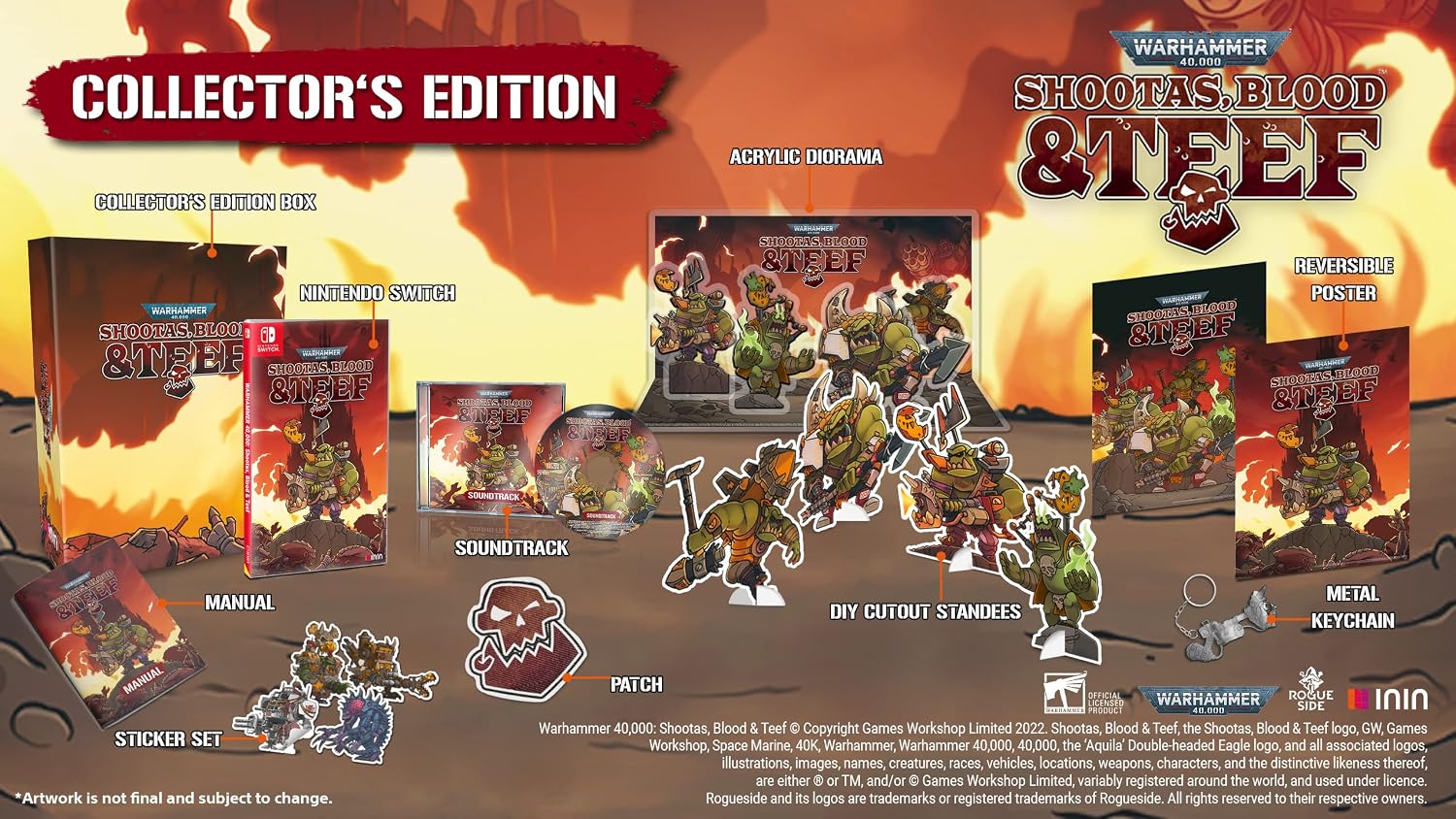 Warhammer 40,000: Shootas, Blood and Teef Collector’s Edition [PEGI] (Nintendo Switch) - LIMITED