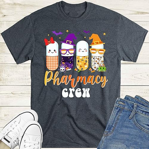 Miniatura 2 de Happy Halloween - Camisa de escuadrón de farmacia de Halloween, camisa de regalo de vida de farmacia de Halloween, regalo de farmacia