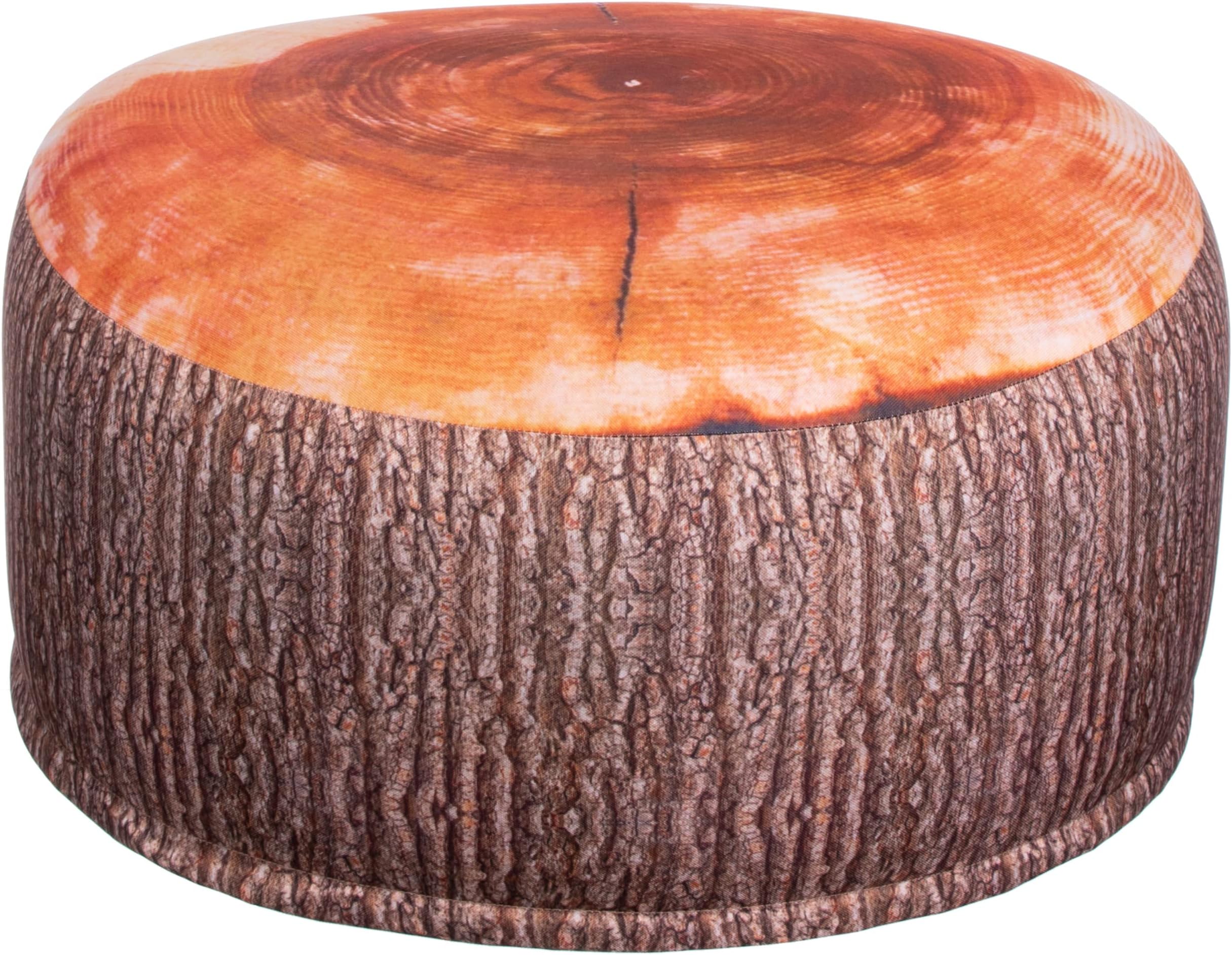 Pouf Gonfiabile A Forma Tronco - 55x25 Cm Per Esterno E Interno