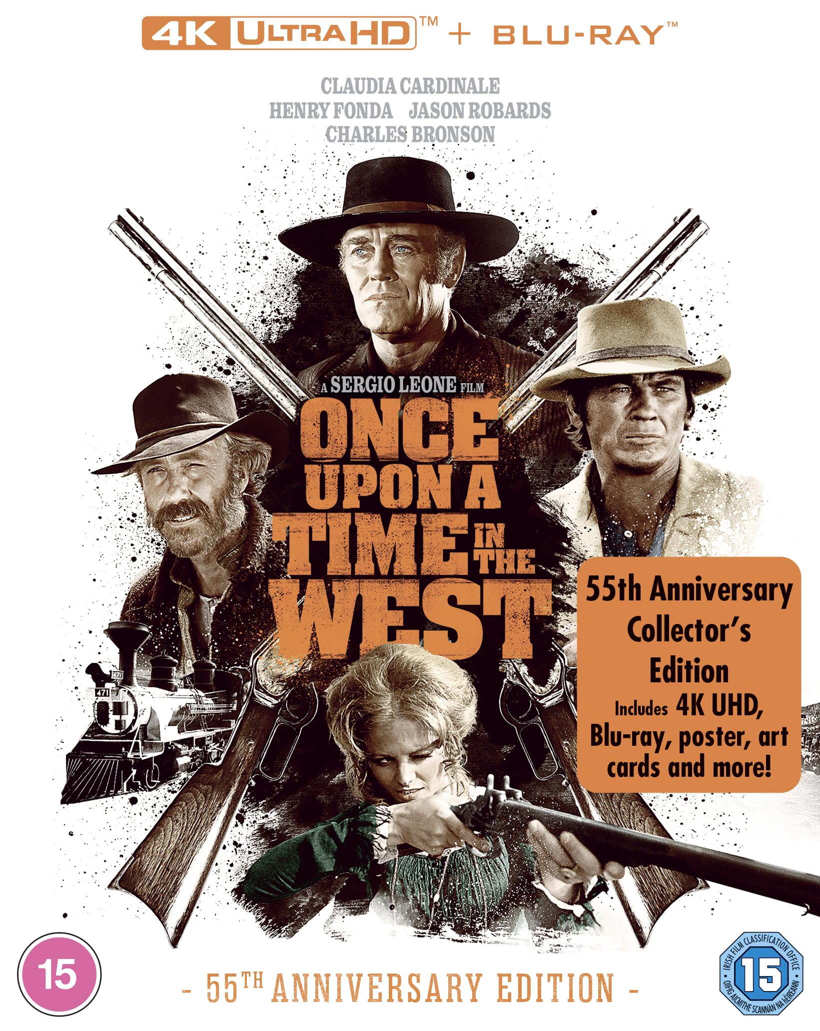Once Upon a Time in the West 55th Anniversary 4K UHD Collector's Edition [Blu-ray] [Region A & B & C]