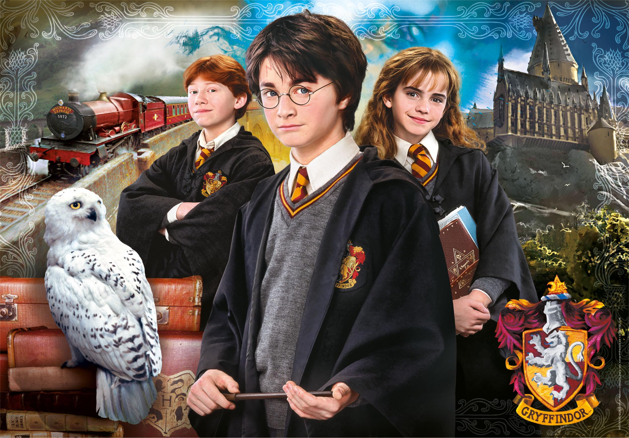 Clementoni - Puzzle 1500 Pezzi per Adulti e Ragazzi, Special Series, Tema Harry Potter, con Poster Incluso, Compact Box, Idea Regalo Uomo e Donna, Made in Italy, 84,5x59,5 cm, 31745