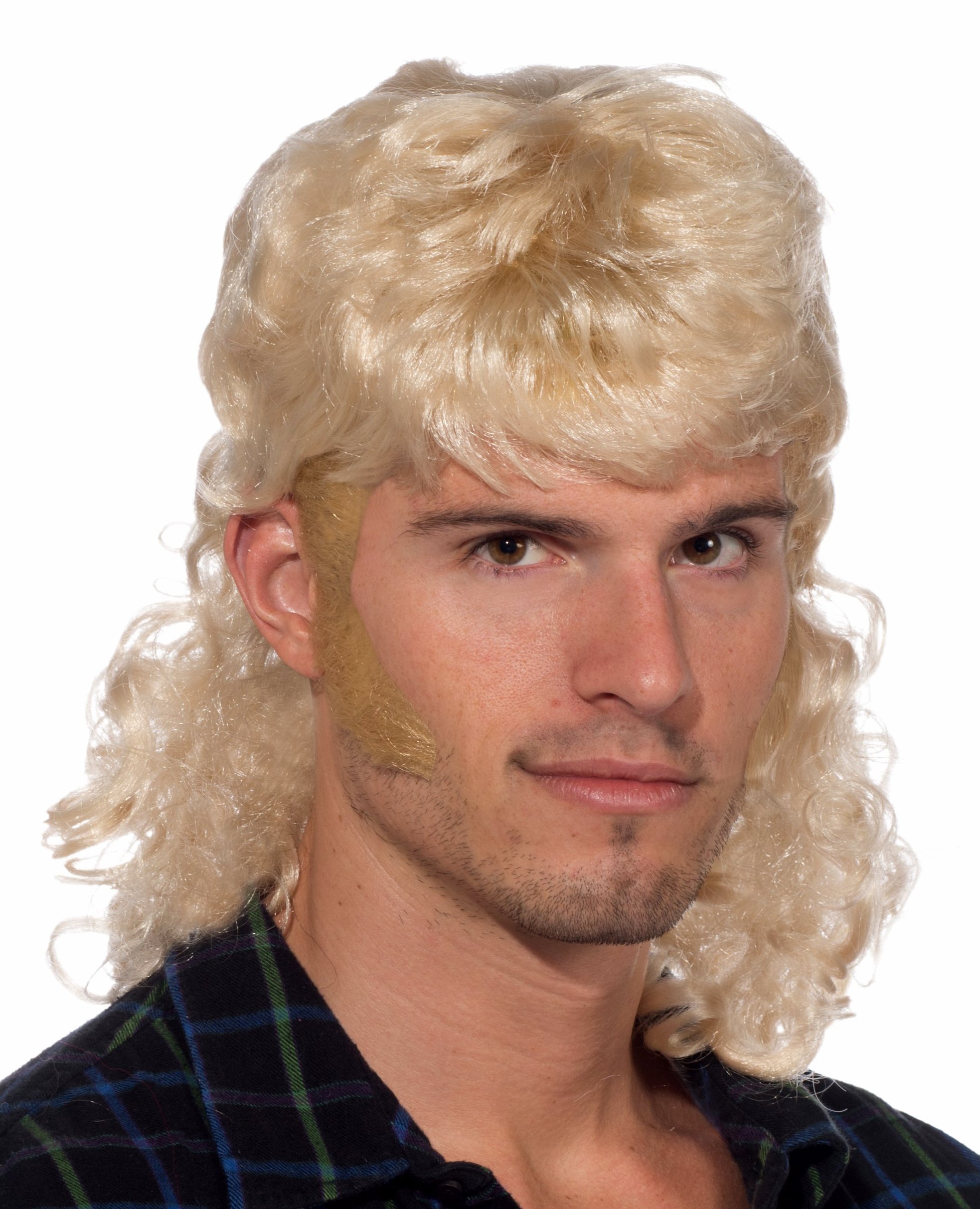 Rubie's Forum Novelties Men's 90's Mullet Wig, Blonde, One size