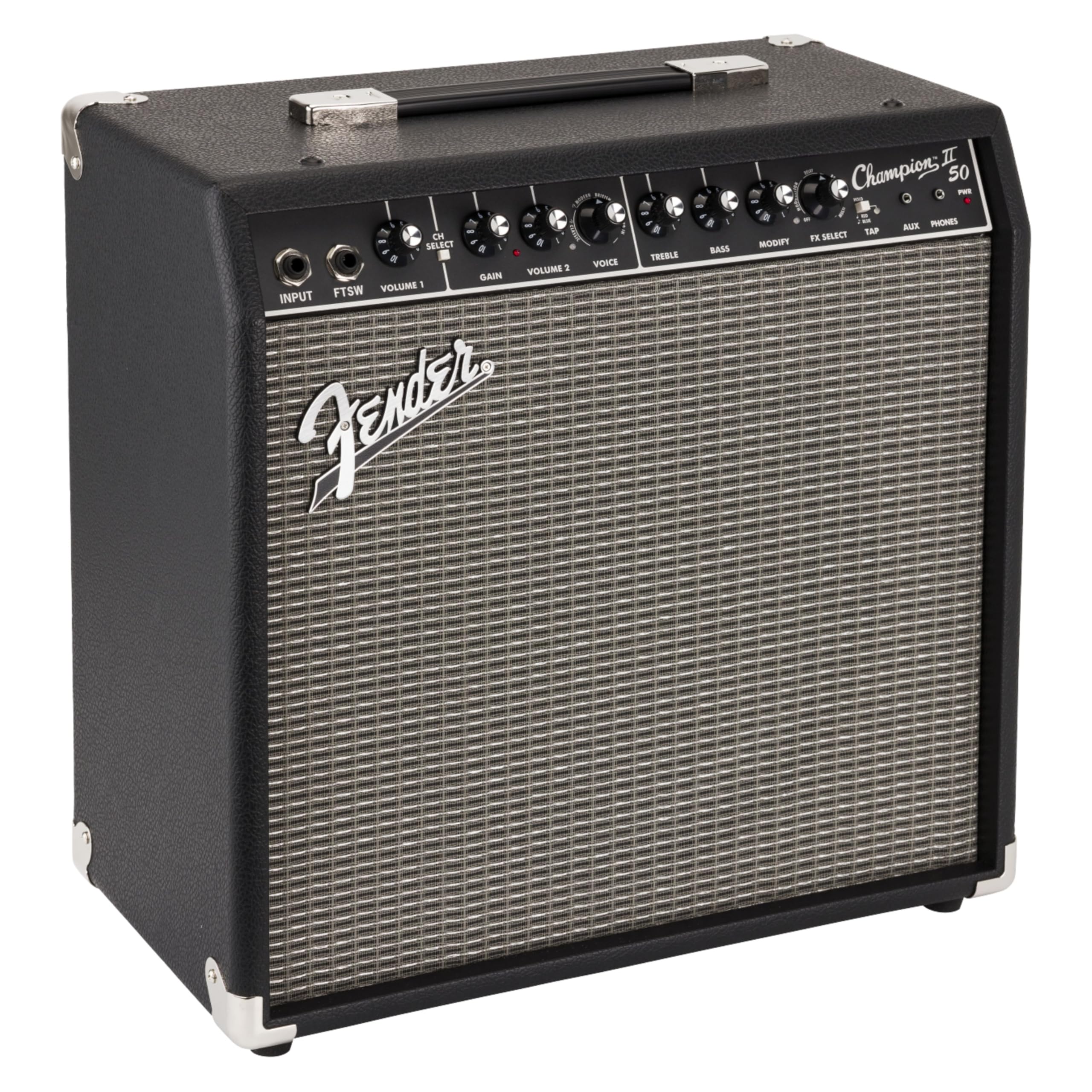 Fender Champion II 50 - Amplificatore combo a stato solido per chitarre elettriche