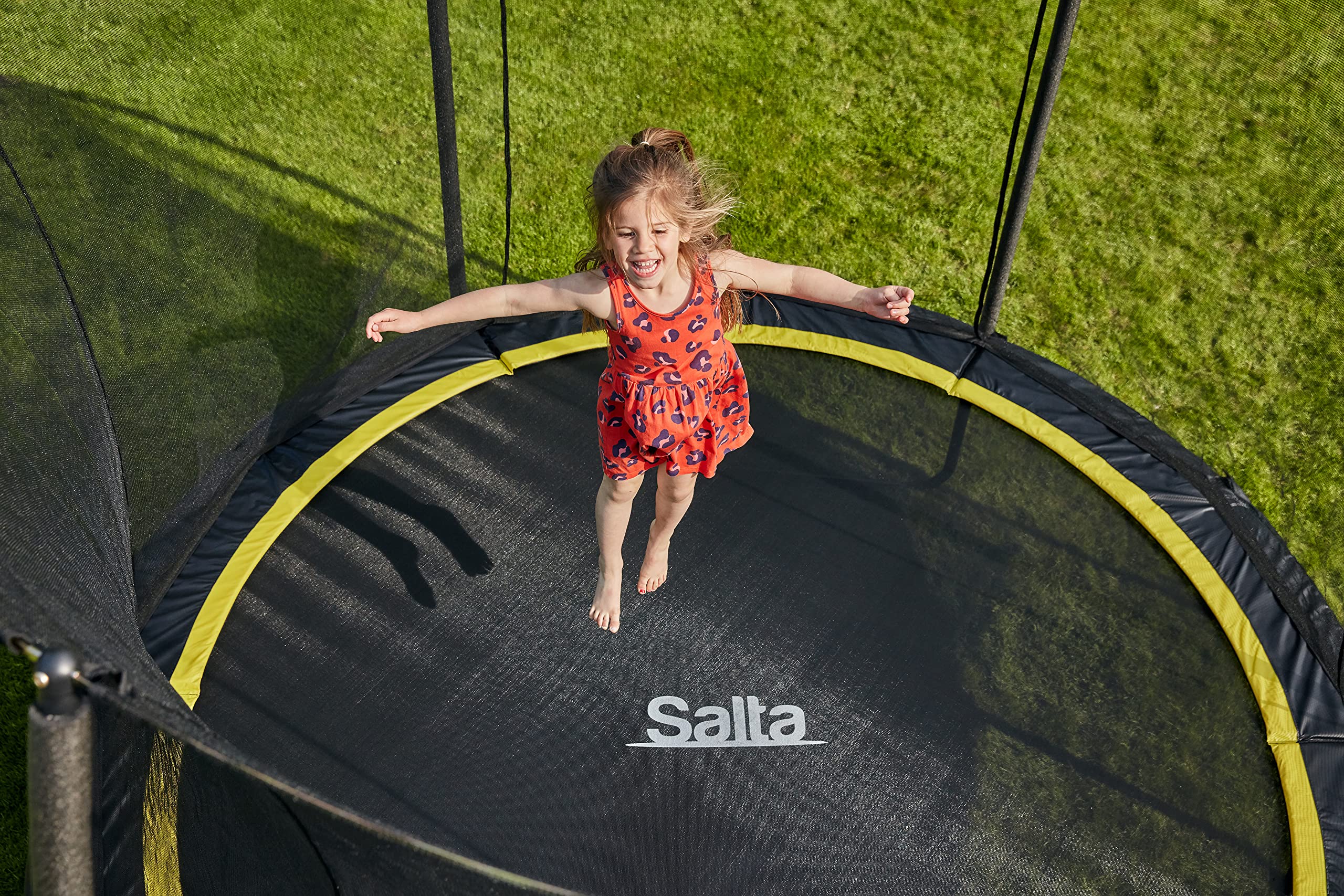 Salta - Trampolino unisex per ragazzi Comfort Edition con bordo protettivo