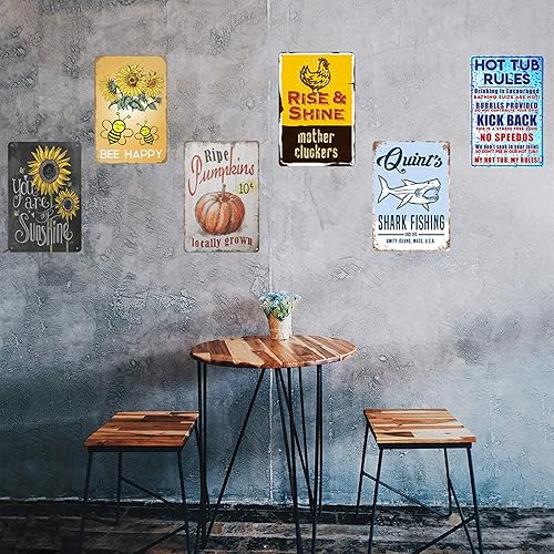 Miniatura 7 de Modelo Cerveza Man Cave Cerveza Decoración Letreros de lata 12 x 8 pulgadas