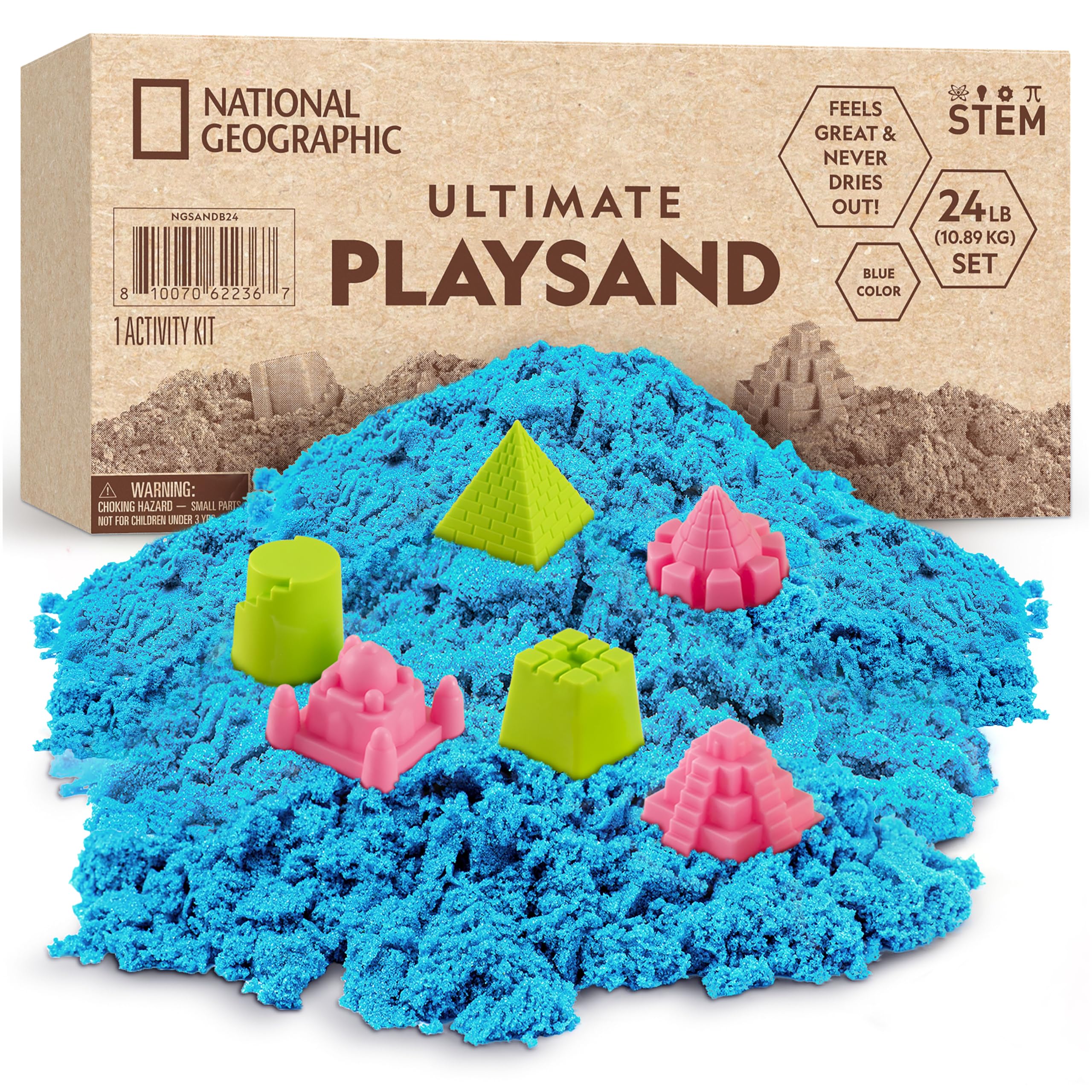 National Geographic Moon Sand 24 Lb. Bulk Play Set