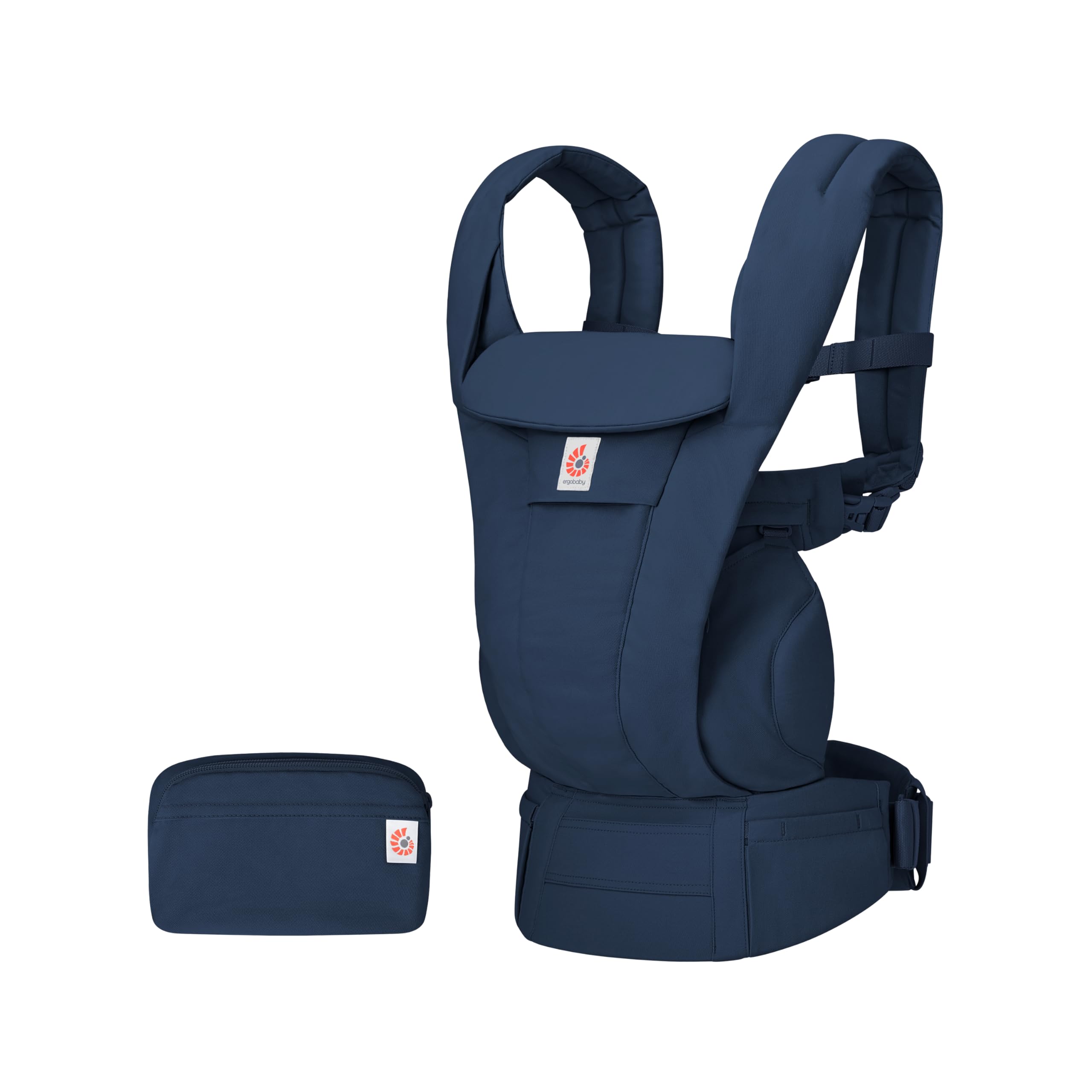 Ergobaby Omni Deluxe All-in-One Baby Carrier for Newborns from Birth up to 20kg, Ergonomic 4-Position Cotton Baby Carrier Back Carrier Travel System, Pearl Grey — view 19