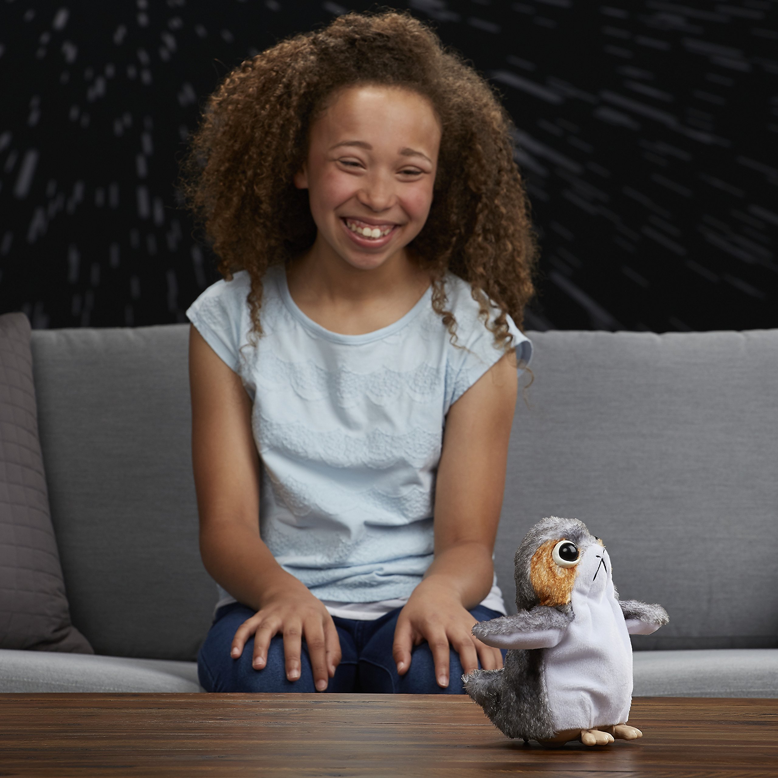 Peluche Elettronico Interattivo Porg Di Star Wars The Last Jedi - Con Suoni E Movimenti