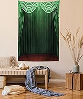 Vista 61 de Lunarable Tapiz abstracto, diseño floral de cachemira batik, adorno dibujado a mano, decoración de tela para colgar en la pared para dormitorio