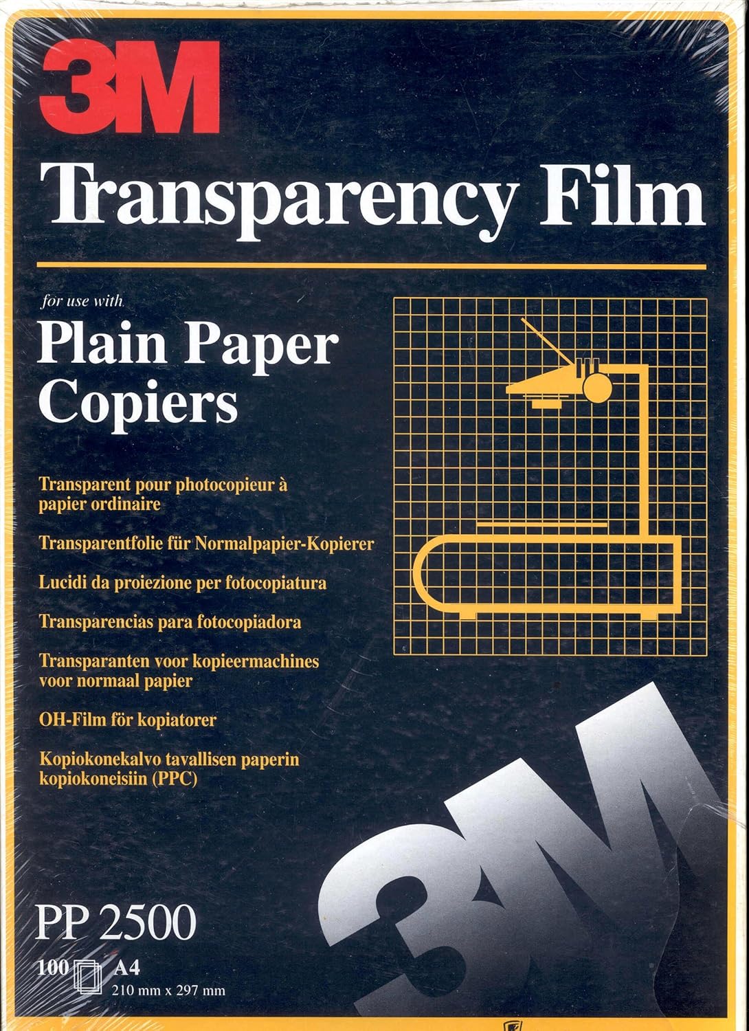 COPIER FILM PLN PPR A4 CLR PK100 PP2500 Electronics