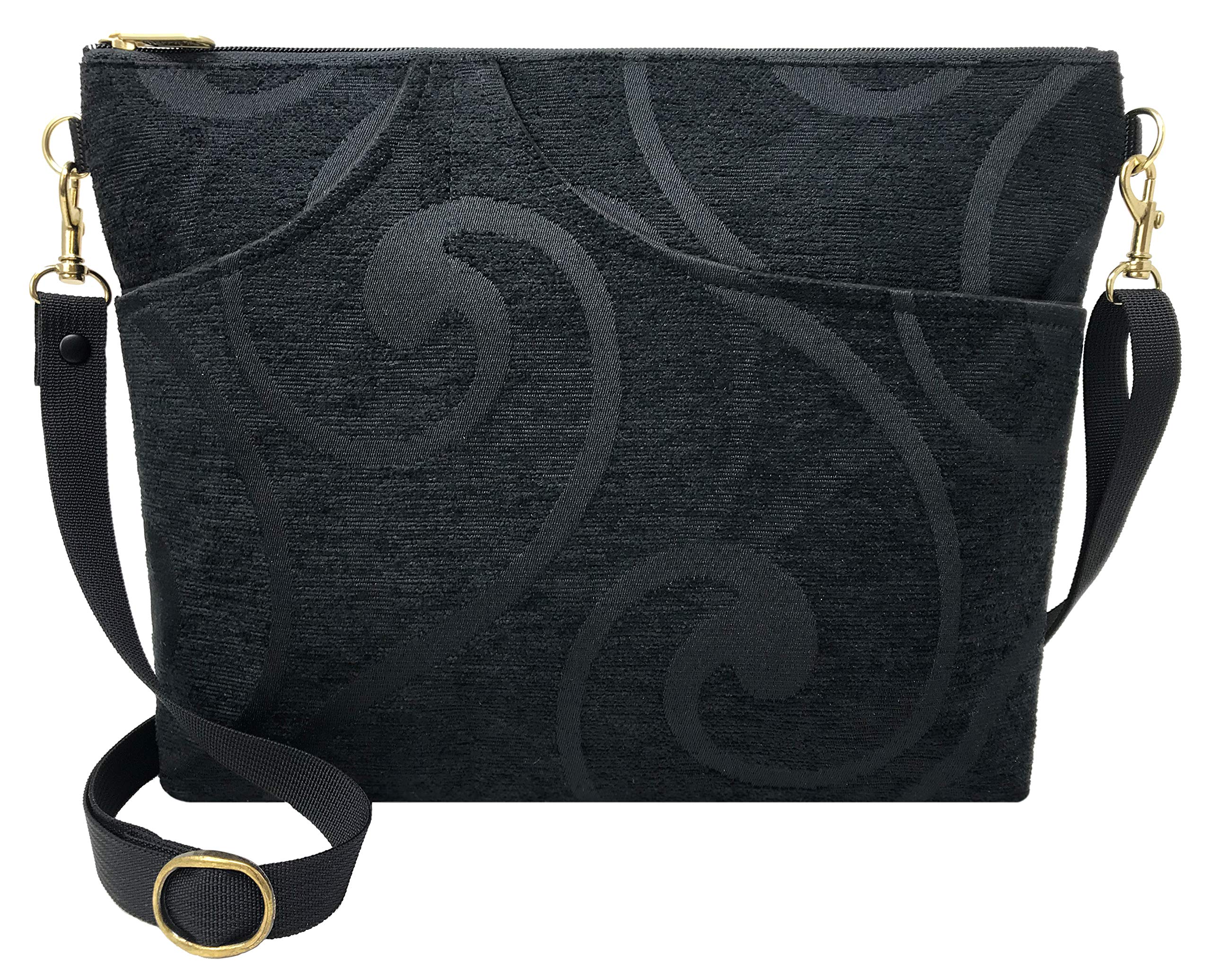 Danny K.Women's Tapestry Bag Shoulder Handbag, Large Zipper Purse Handmade in the USA