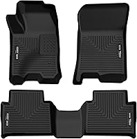 Husky Liners X-act Contour Floor Mats for 2024-2026 Chevy Colorado & GMC Canyon Crew Cab - Custom Fit, Black 3-Pc