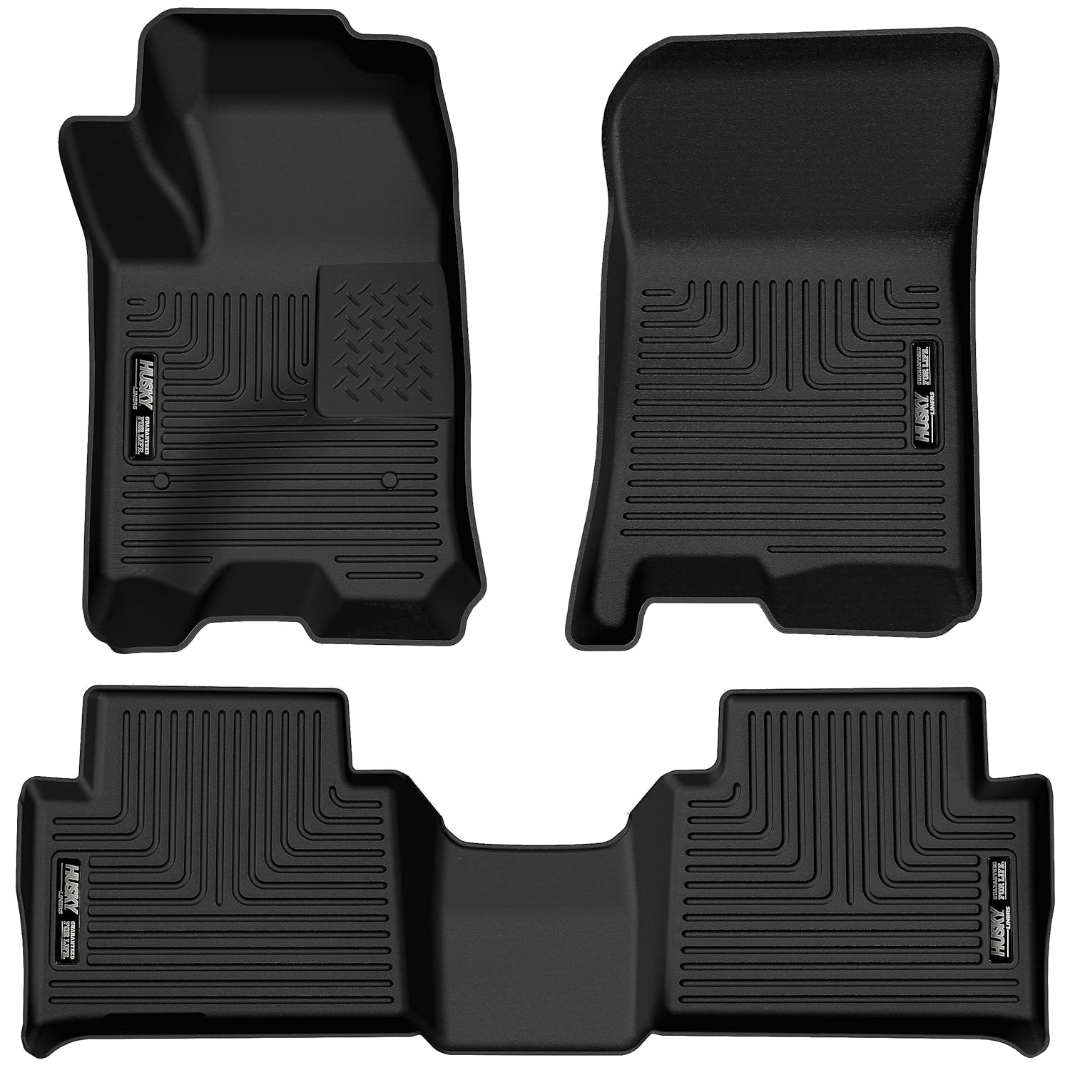 Husky Liners Weatherbeater Floor Mats Fits 2024 - 2025 Chevrolet Colorado GMC Canyon Crew Cab Front 2nd Row