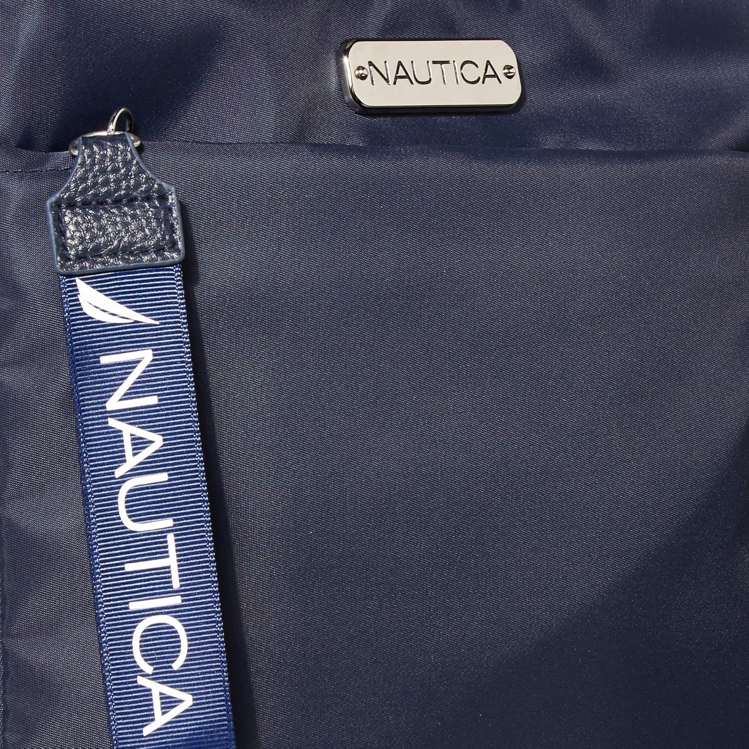 Nautica womens Diver Nylon Small Crossbody Bag Purse With Adjustable Shoulder Strap Cross Body, Indigo, One Size US: Handbags: 