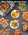 Nuwave Bravo Pro Air Fryer for Oven, 12-in-1 Convection Oven, Super Convection Faster & Crisp, Customizable Pizza Oven, 50°-450°F, PFAS Free, 21QT, Steel
