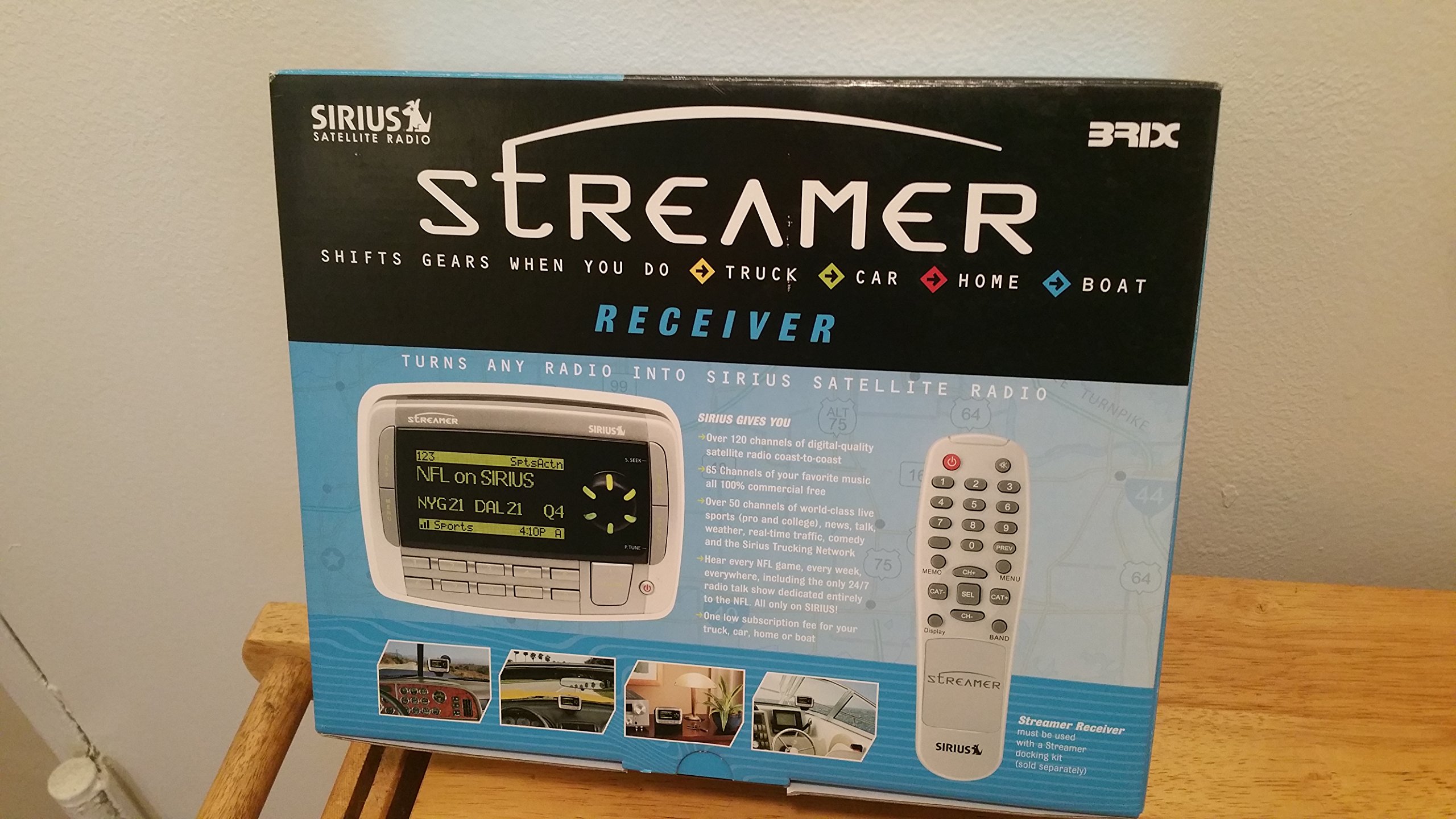 Brix Sirius Streamer SIR-STRPNP1 Portable Satellite Radio Receiver