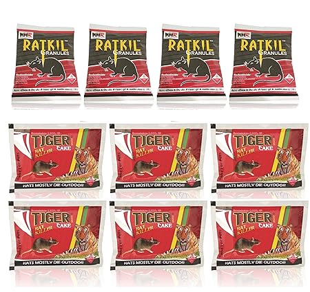 MMR Making Marvelous Rat Killer Combo of Biscuit and Granule (Pack of 10)