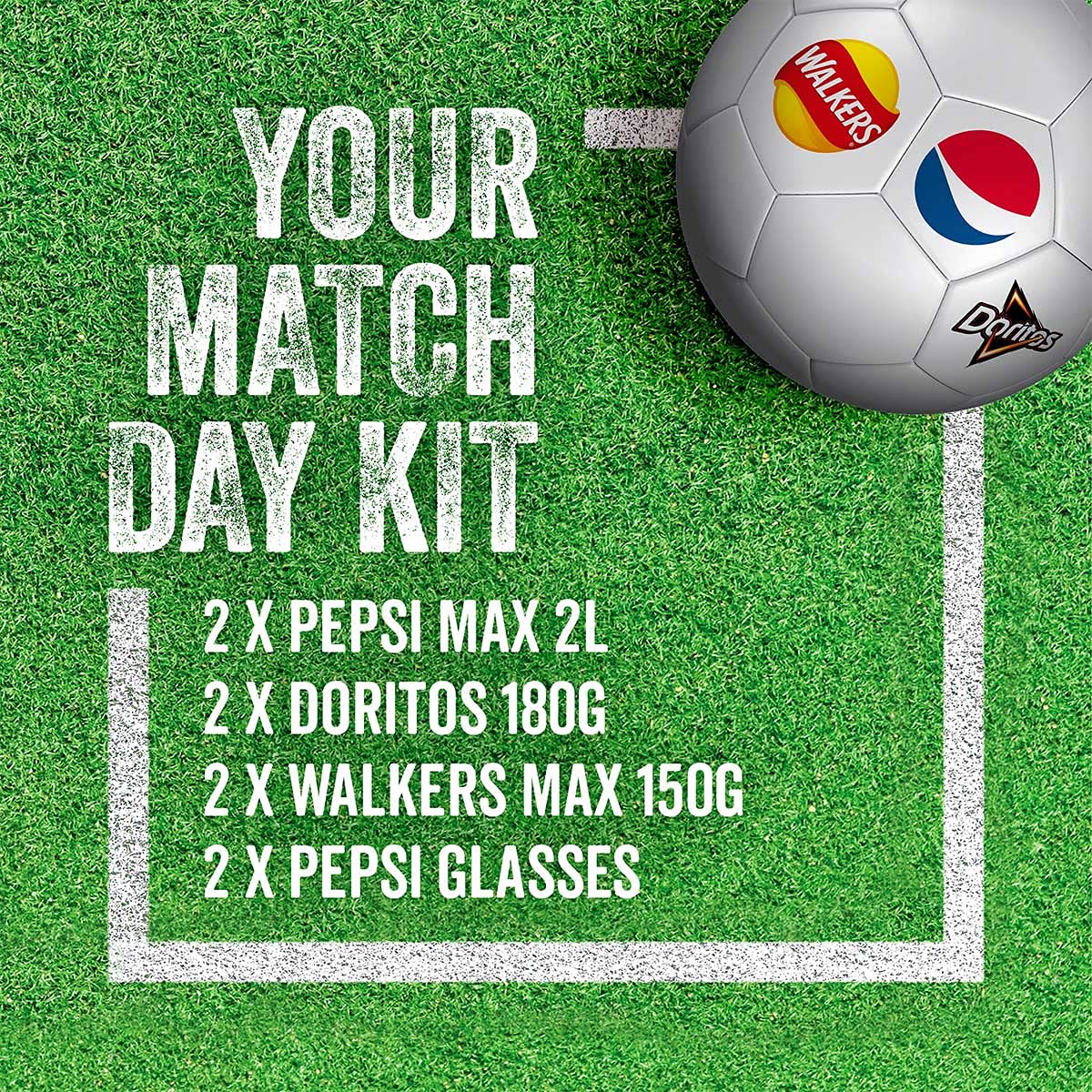 Buy Doritos Walkers Crisps & Pepsi Max Football Drinks & Snacks Box