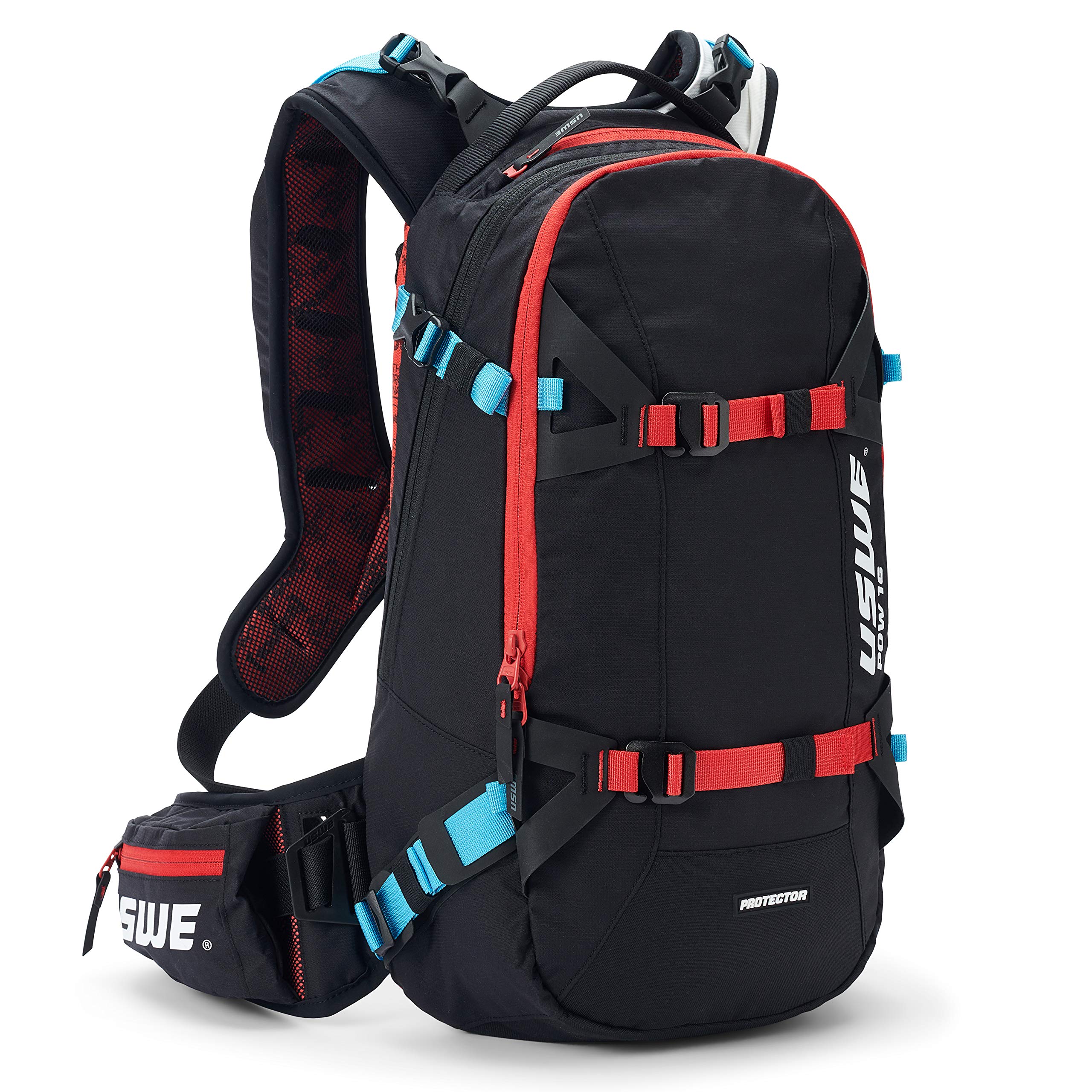 Pow, Ski and Snowboard Backpack with Back Protector, for Men and Women.