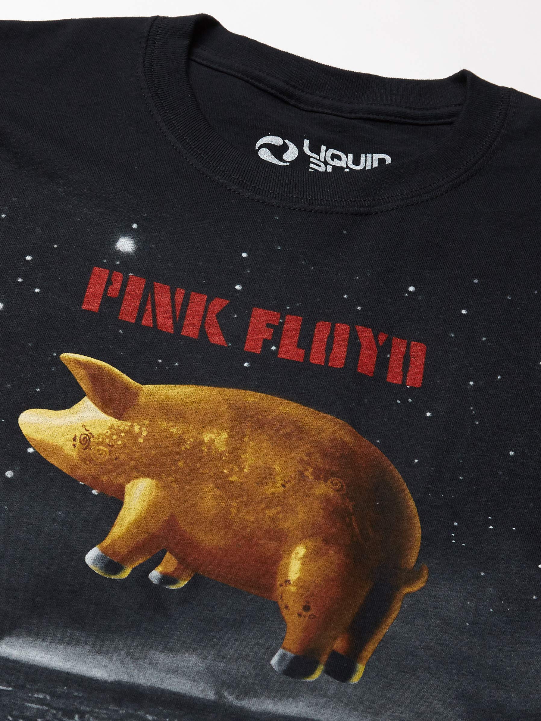 Liquid Blue Pig Over London T-Shirt T-Shirt Uomo (Pacco da 1)