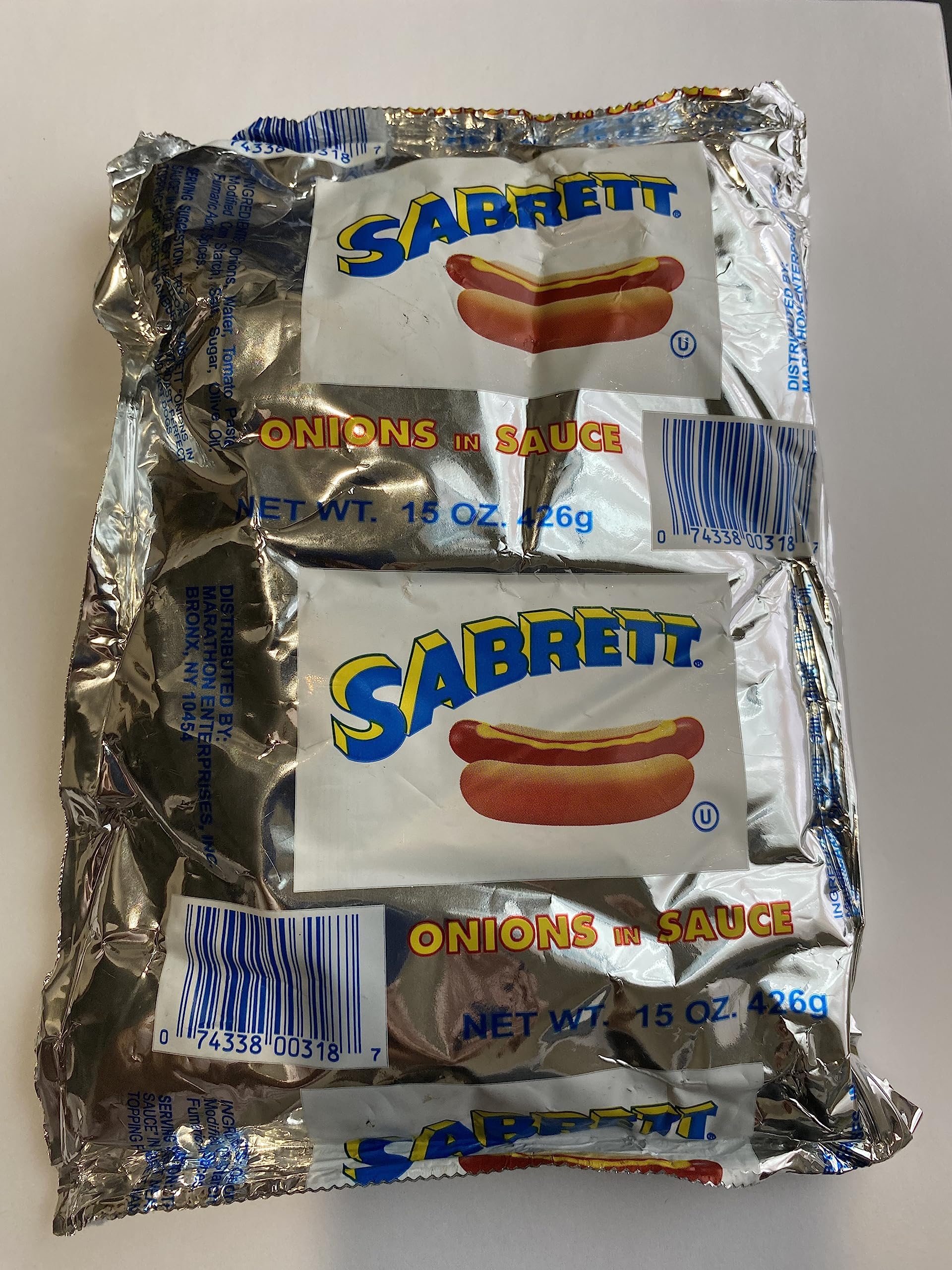 Pushcart Style Onions In Sauce, 15 oz by Sabrett