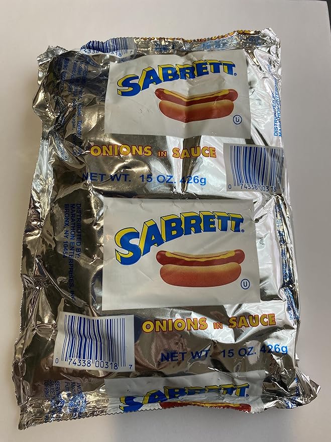 Sabrett Pushcart Style Onions In Sauce, 15 oz by Sabrett