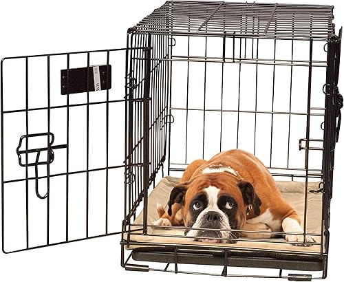 K&H Pet Products Almohadilla de cajón autocalentable Tan Grande 25 X 37 Pulgadas