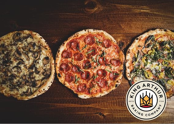 Neapolitan Style '00' Pizza Flour 50lb Bulk Bag Ultra-Fine American Milled Wheat for Authentic Italian Pizza Crusts, Calzones, Focaccia & More Perfect for Crisp, Chewy, Leopard-Spotted Crust 100% Natural