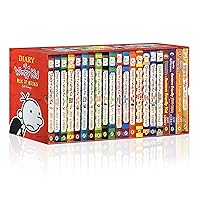 Algopix Similar Product 6 - Jeff Kinney A Library of a Wimpy Kid