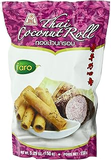 JHC Thai Coconut Roll, Taro, 5.29 Ounce