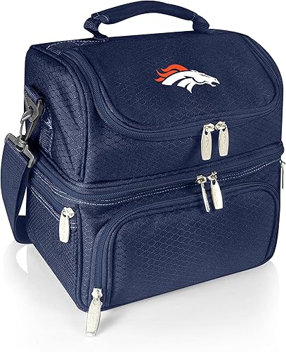 Vista 78 de PICNIC TIME NFL Pranzo - Lonchera unisex para adultos, lonchera aislada con juego de picnic, bolsa enfriadora para el almuerzo negro