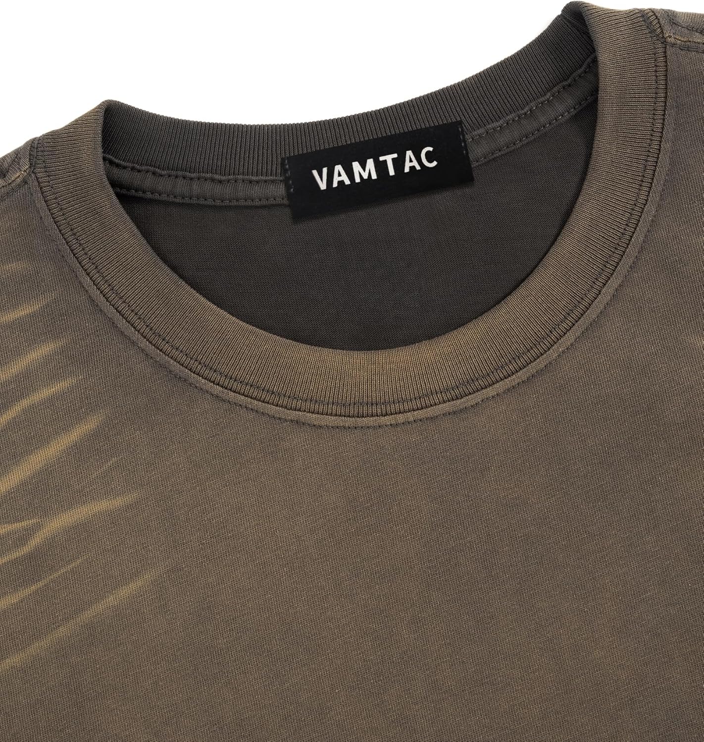 Vamtac Mens Cotton T Shirts Vintage Acid Wash Tshirt Oversized Tee Casual Y2k Summer Short Sleeve Streetwear Tops Trendy - Image 3