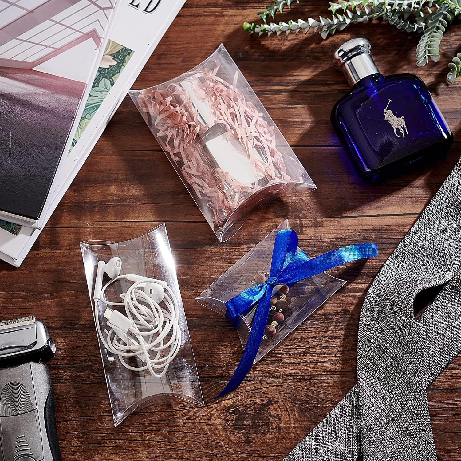 Portaconfetti In Pvc Trasparente 50 SCATOLA ASTUCCIO PORTACONFETTI