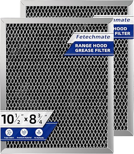 Miniatura 7 de 97007696 Filtro de carbón de repuesto para campana extractora 41F Filtro de grasa 6105c 8-3/4" x 10-1/2" Filtro de carbón de malla de aluminio