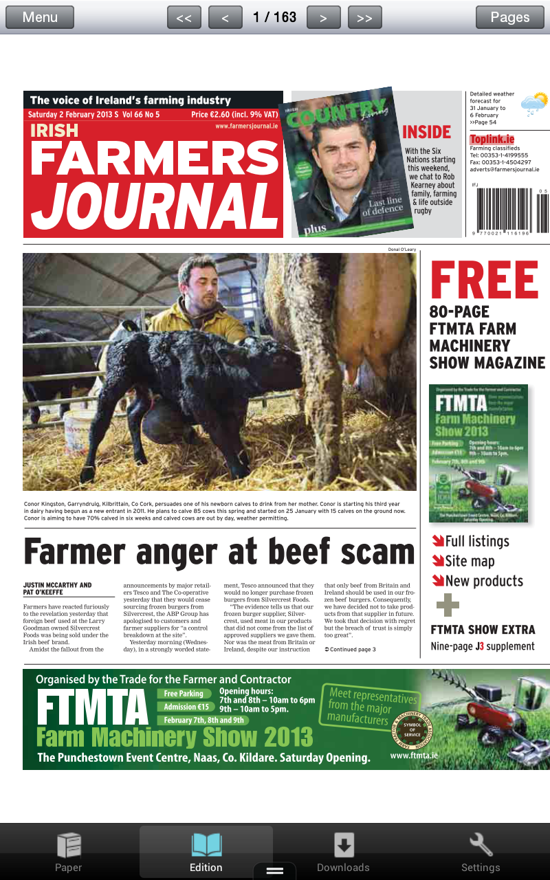 Irish Farmers Journal(Kindle Tablet Edition) - App on Amazon Appstore