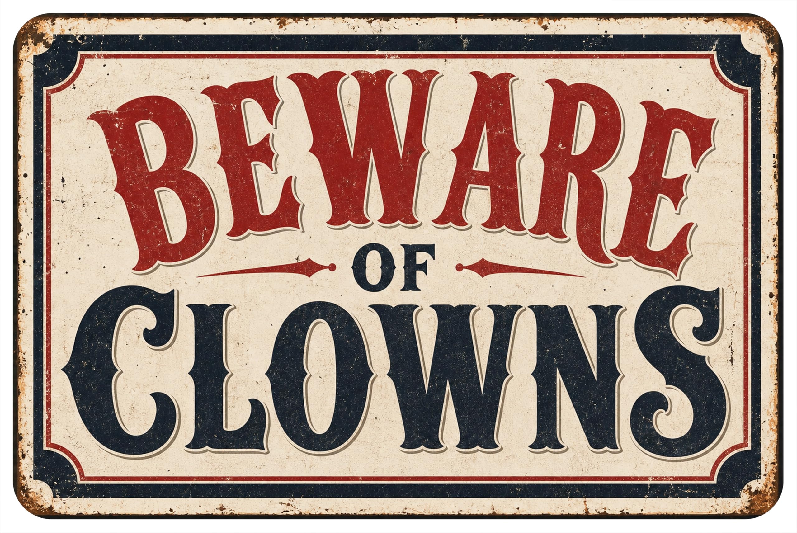 Shannonsa Yellow Halloween Clown Decorations Creepy Scary Clowns Signs Outdoor