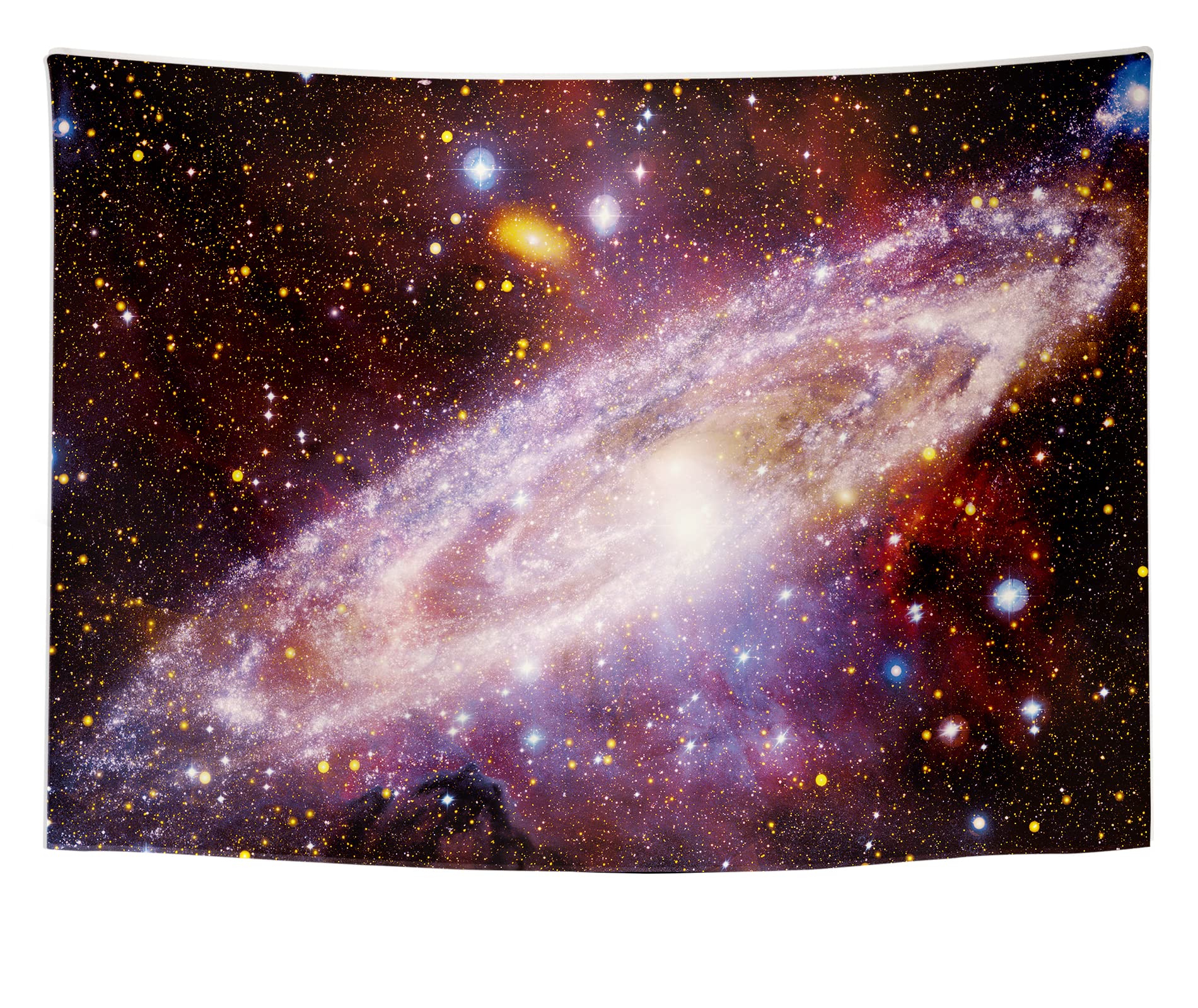 HOLAVIDA Arazzo Galassia Fluorescente Spazio Esterno Cielo Stellato Astratto Appeso a Parete Estetica Astronomica Misteriosa Decorazione Della Parete (200x150cm)
