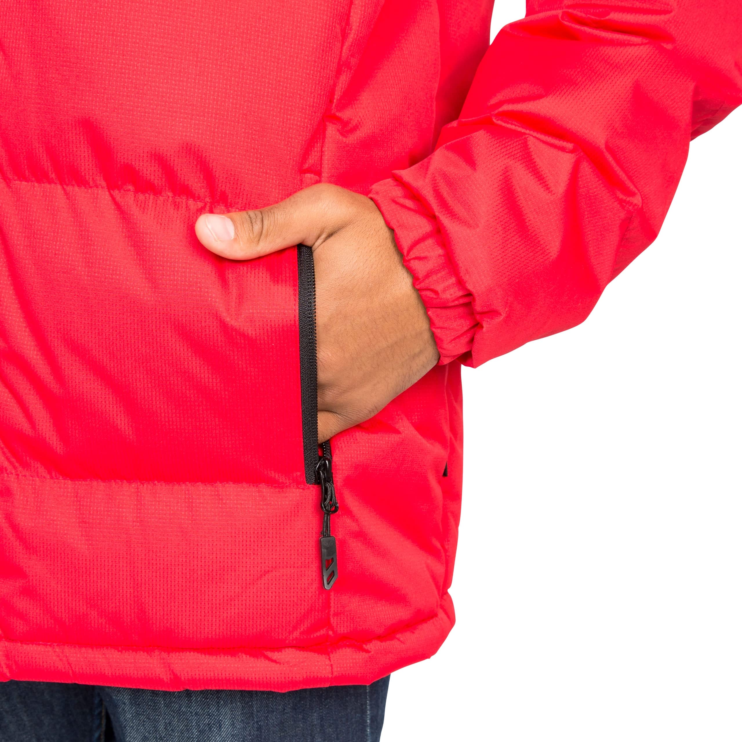 Trespass Clip Homme manteau extérieur rembourré fermeture zippée - -