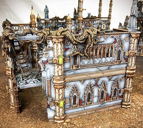 Miniatura 5 de Rampart - Juego de núcleos modulares de catedral eterna, sin pintar, totalmente personalizable, escalado, de Archan Studio, para niños y adultos a