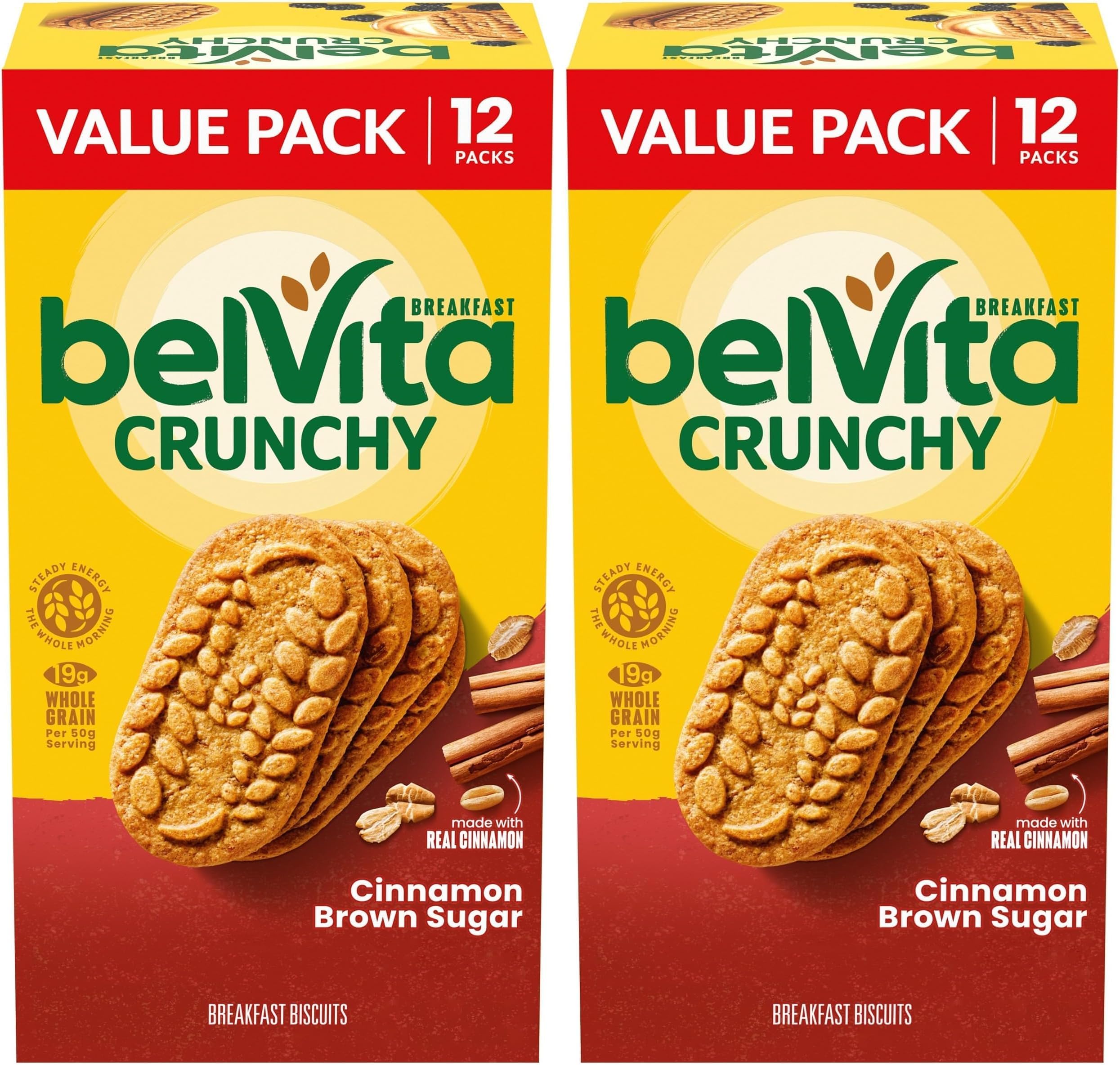 Cinnamon Brown Sugar Breakfast Biscuits, Value Pack, 24 Packs (4 Biscuits Per Pack)