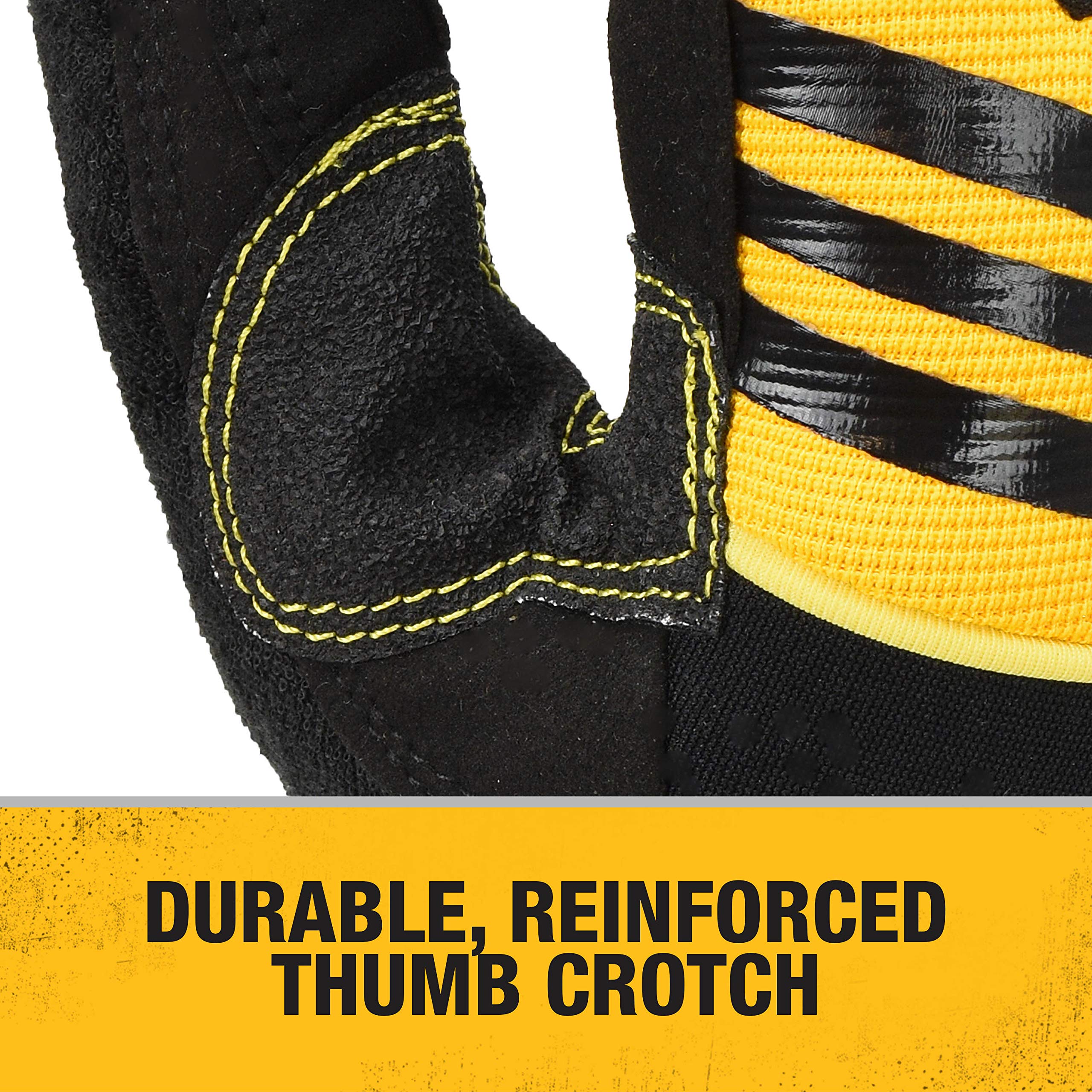 DEWALT DPG201M DPG201 Guantes, Amarillo/Negro, M