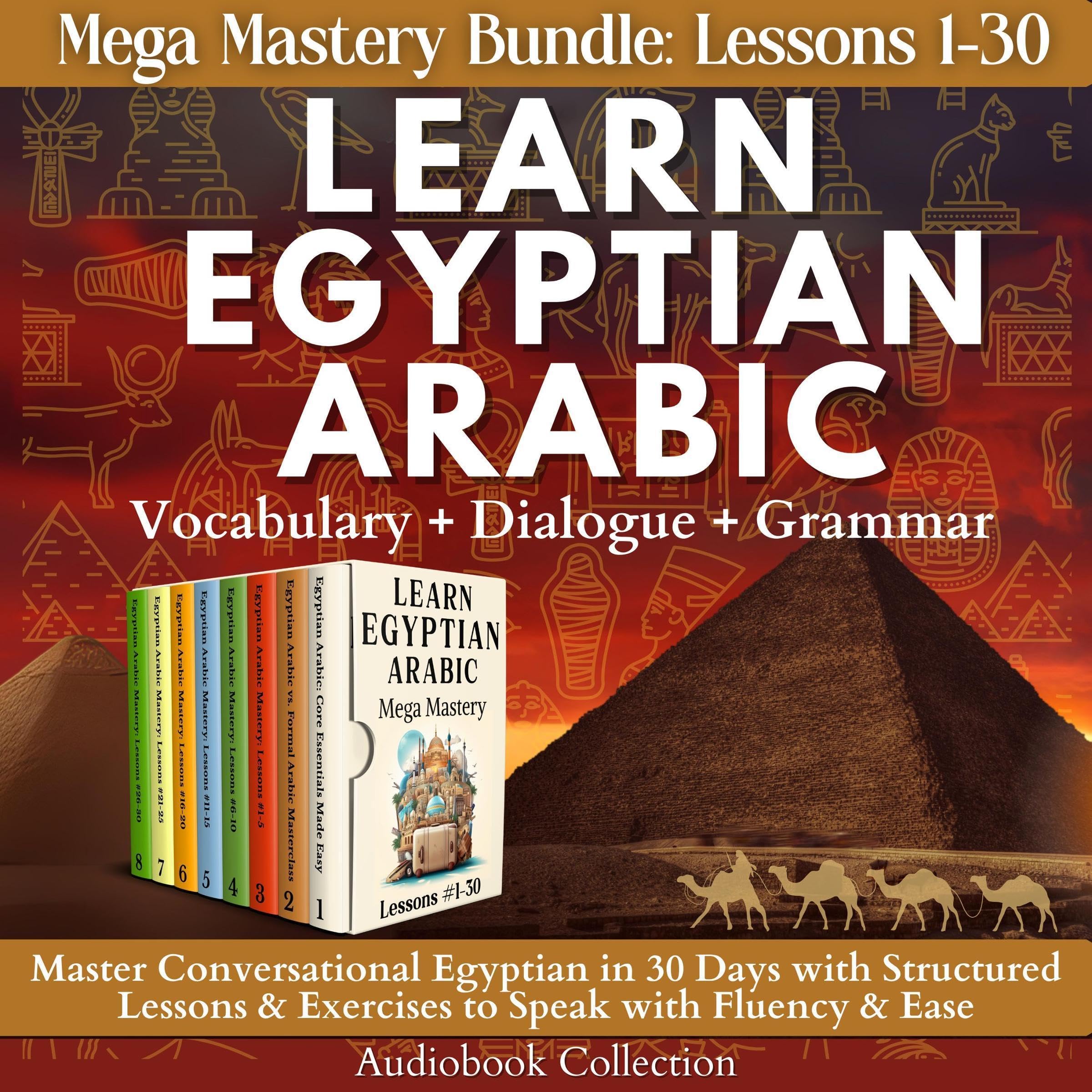 Cover art for Learn Egyptian Arabic: Mega Mastery Bundle