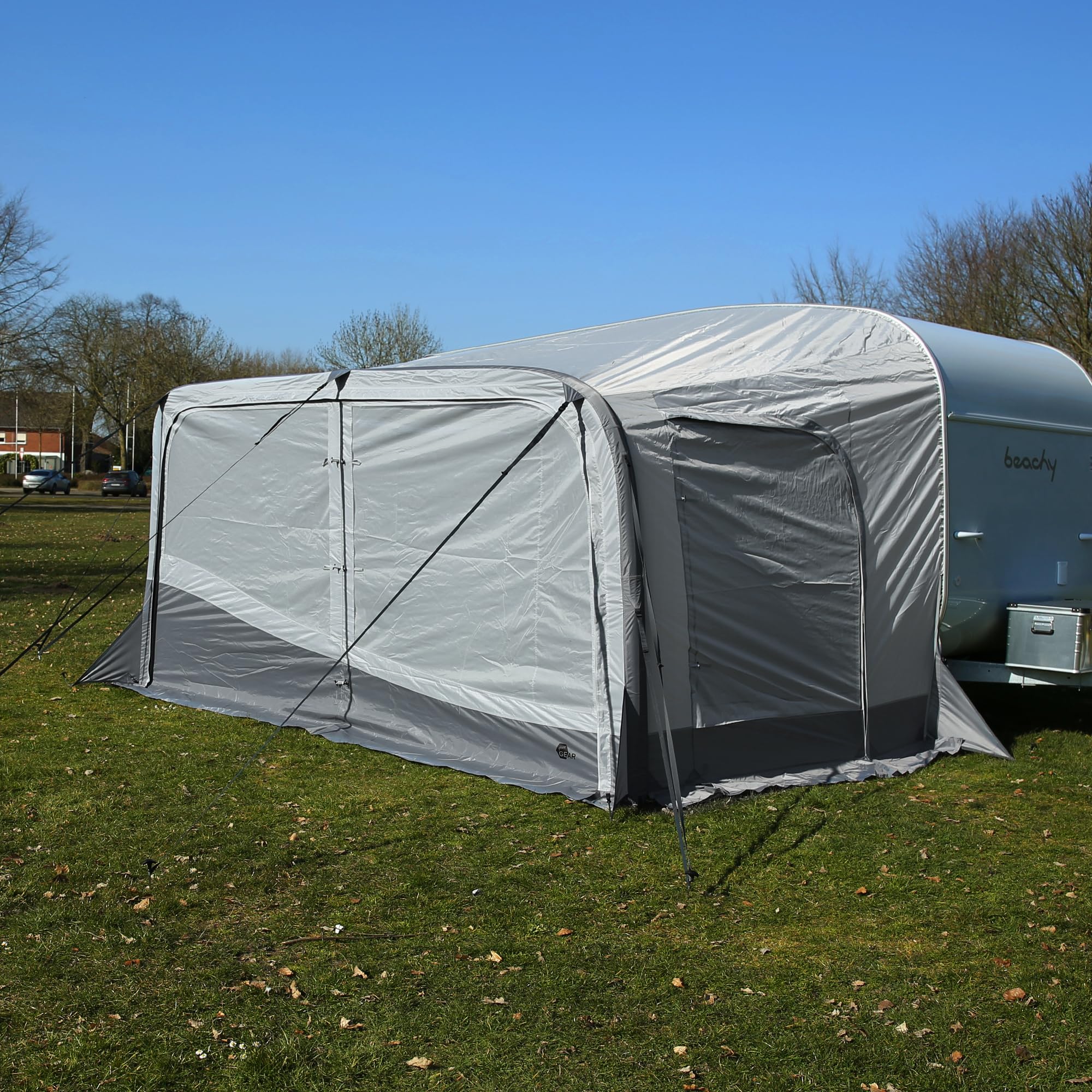 your GEAR Brela Air 360 – Tienda de campaña de aire para Hobby Beachy Caravan – Parasol y toldo para caravana con listón – UV 50+ (para Beachy 360)